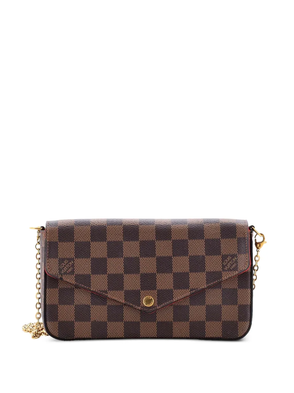 Louis Vuitton Pre-Owned Borsa a tracolla Felicie Pochette Damier - Marrone