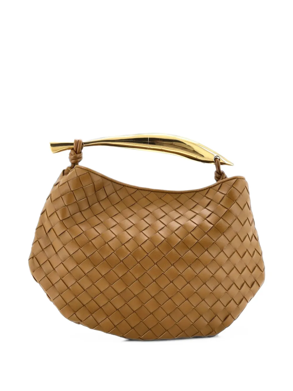 Bottega Veneta Pre-Owned Sardine Top Handle Bag Intrecciato Nappa Classic hobo bag - Braun