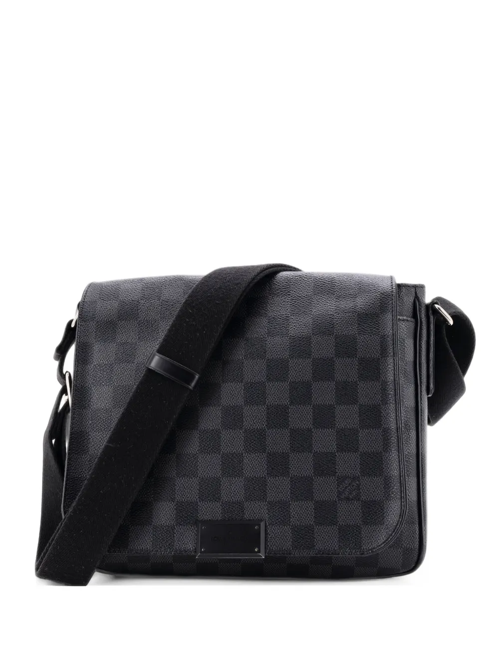 Louis Vuitton Pre-Owned District Messenger Bag Damier Graphite PM crossbody bag - Nero