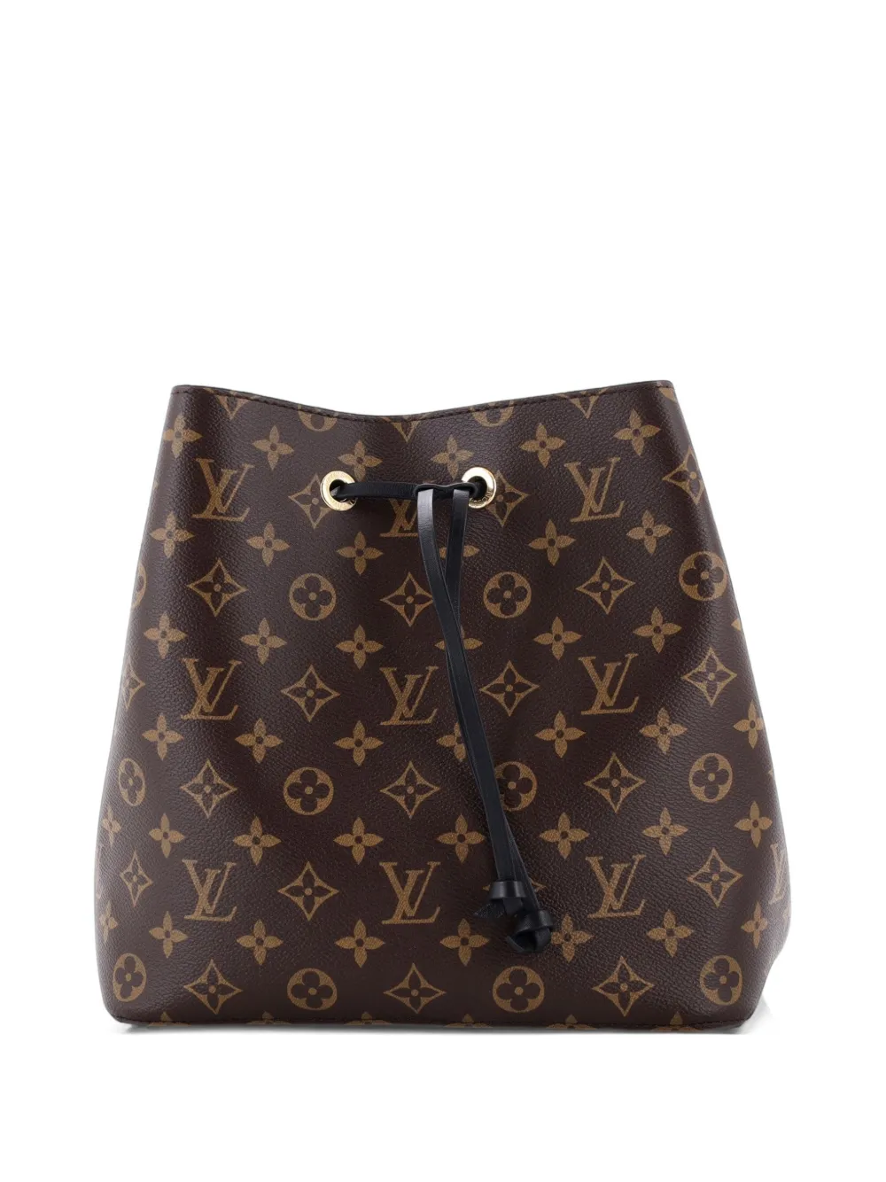 Louis Vuitton Pre-Owned NeoNoe Handbag Monogram Canvas with Leather MM bucket bag - Schwarz