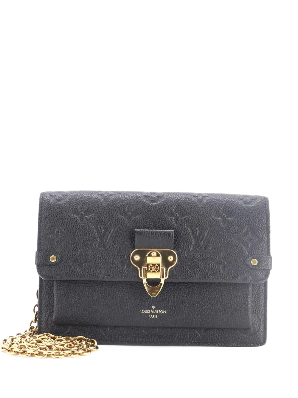 Louis Vuitton Pre-Owned Vavin Chain Wallet NM Monogram Empreinte Leather crossbody bag - Black