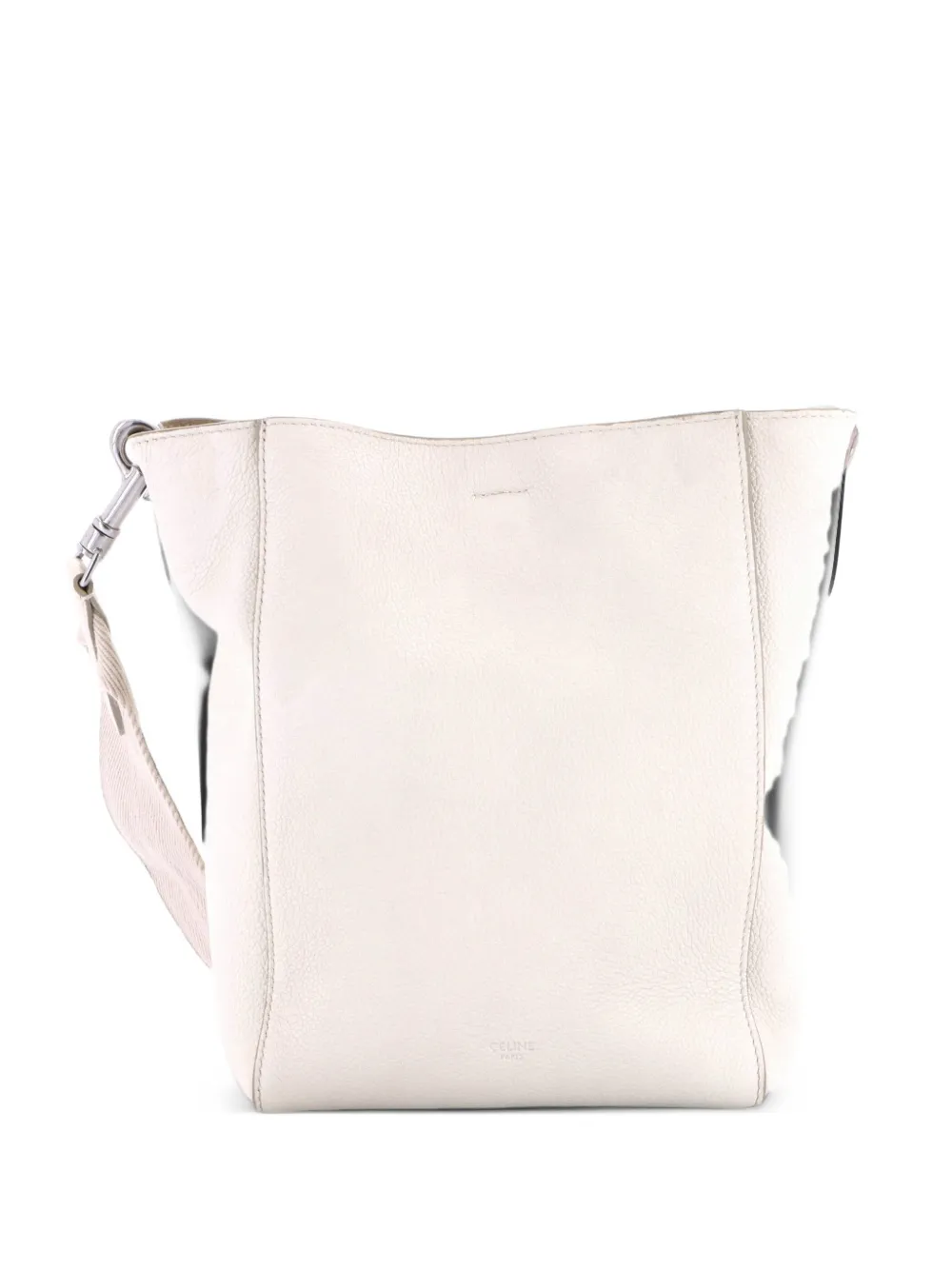 Celine Pre-Owned Sangle Seau Bag Calfskin Small shoulder bag - Weiß