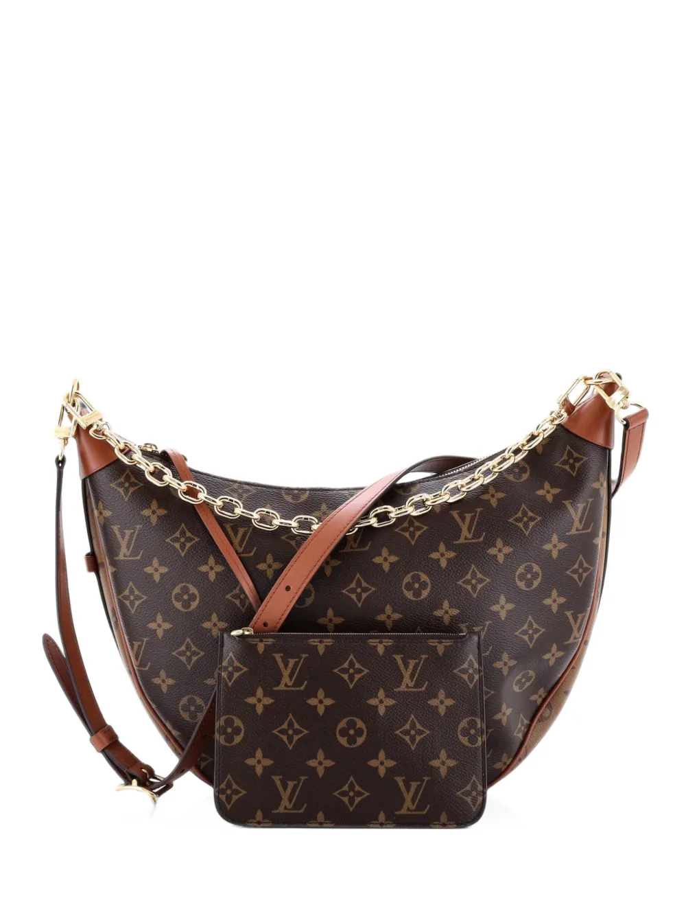 Louis Vuitton Pre-Owned Loop Reverse Monogram Canvas hobo bag - Marrone