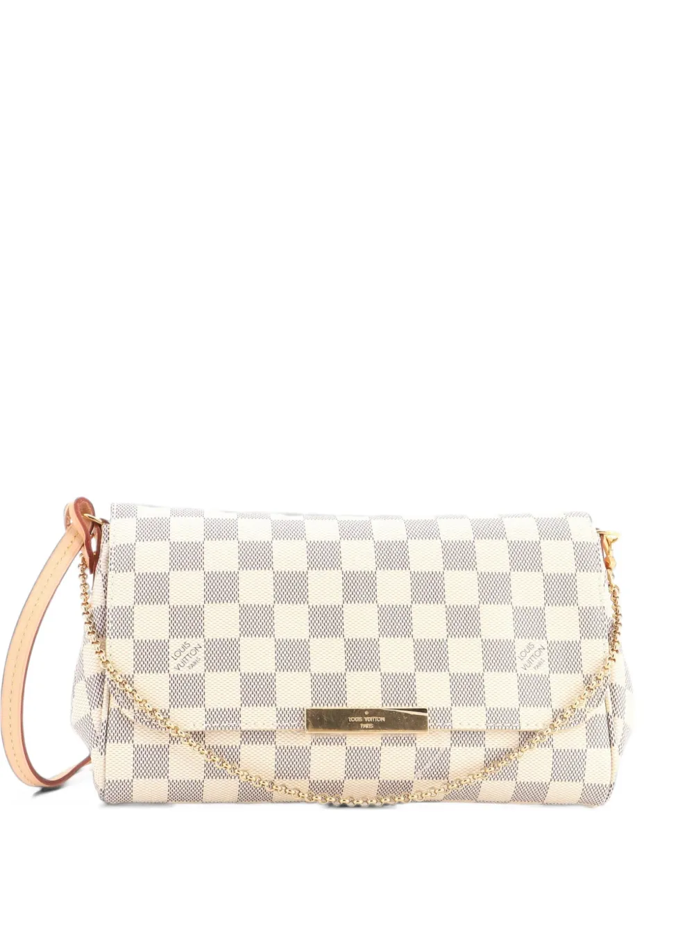 Louis Vuitton Pre-Owned Favorite Handbag Damier MM crossbody bag - Bianco