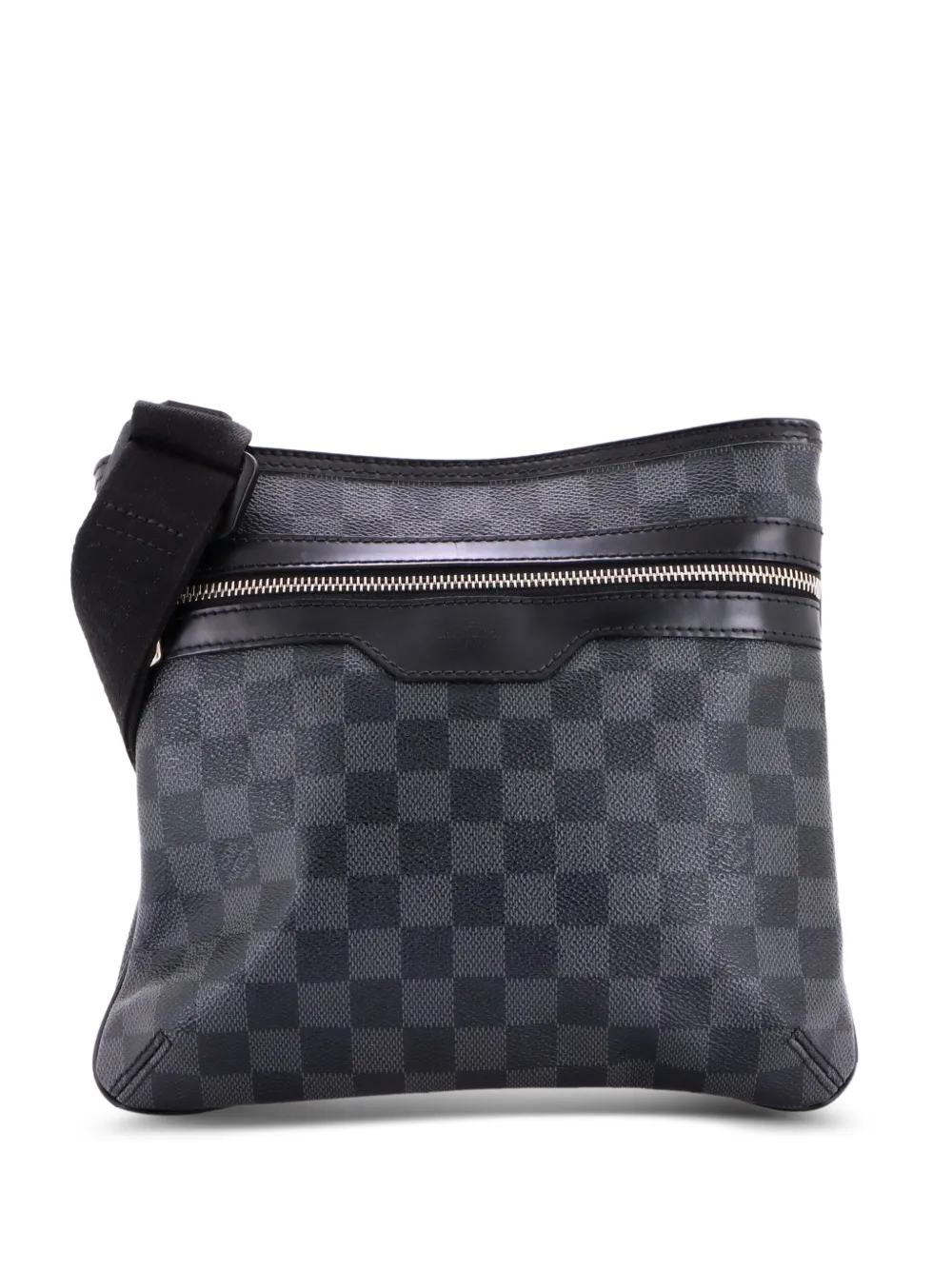 Louis Vuitton Pre-Owned Borsa a tracolla Thomas in tela Damier Graphite - Nero