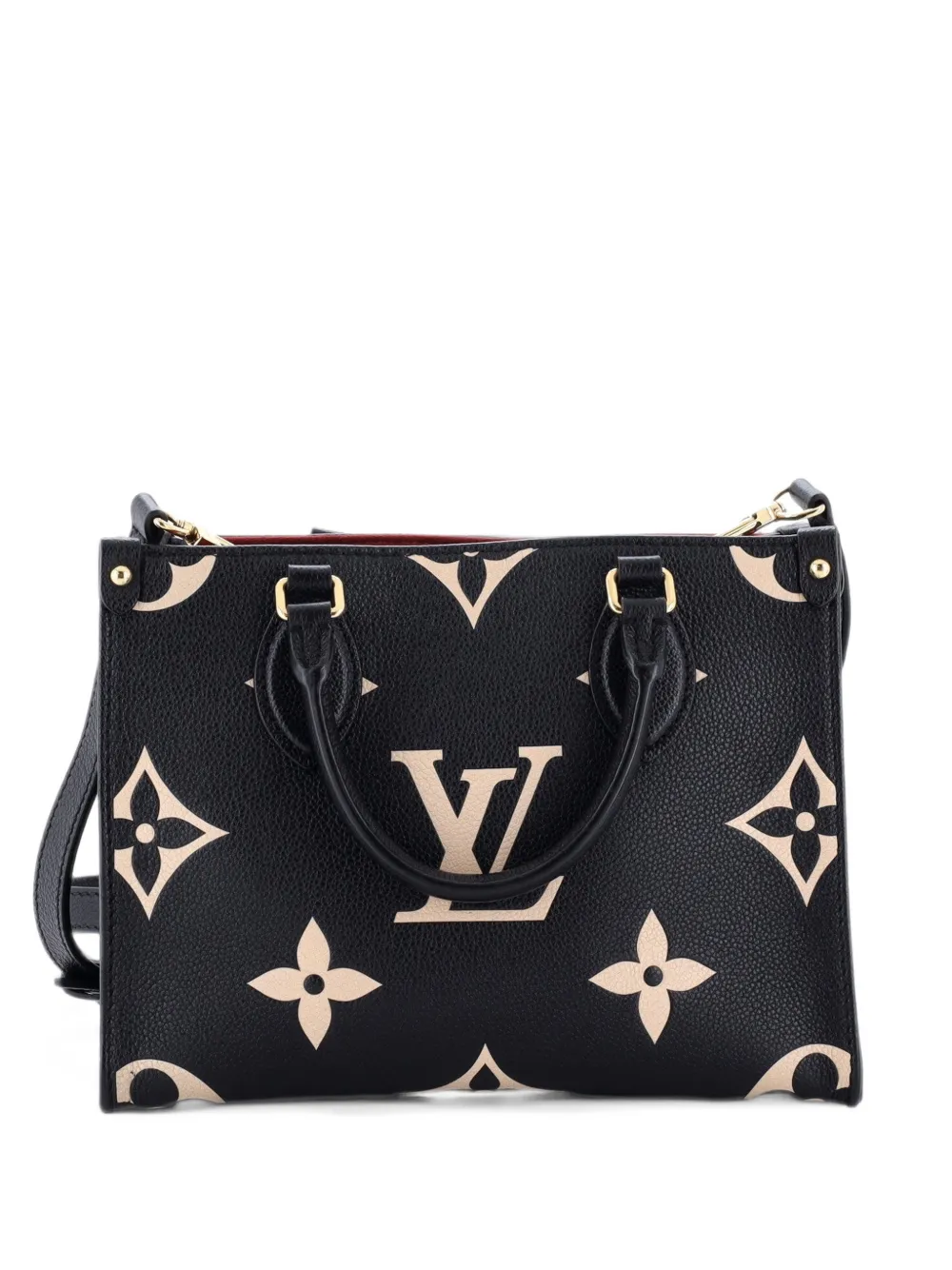 Louis Vuitton Pre-Owned OnTheGo Bicolor Monogram Empreinte Giant PM tote bag - Nero