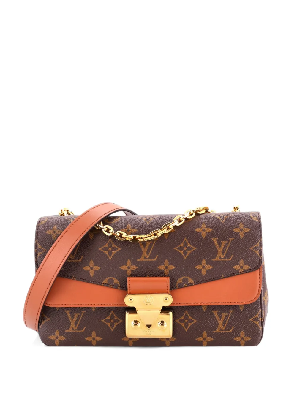 Louis Vuitton Pre-Owned Marceau Handbag Monogram Canvas with Leather shoulder bag - Marrone