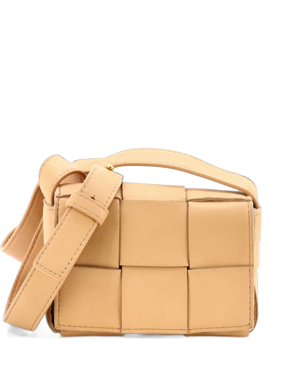 Bottega Veneta Pre-Owned Cassette Maxi Intrecciato Candy Umhängetasche - Nude