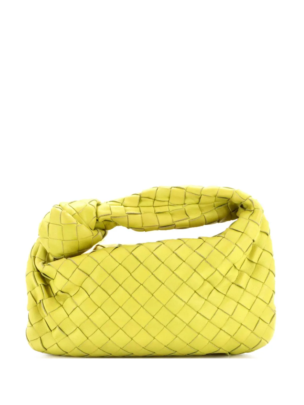 Bottega Veneta Pre-Owned BV Jodie Intrecciato Nappa Mini hobo bag - Yellow