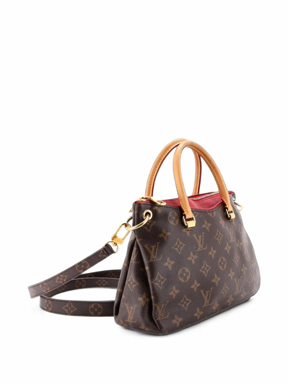 Louis Vuitton Pre-Owned Pallas BB Schultertasche mit Monogram Canvas - Rot