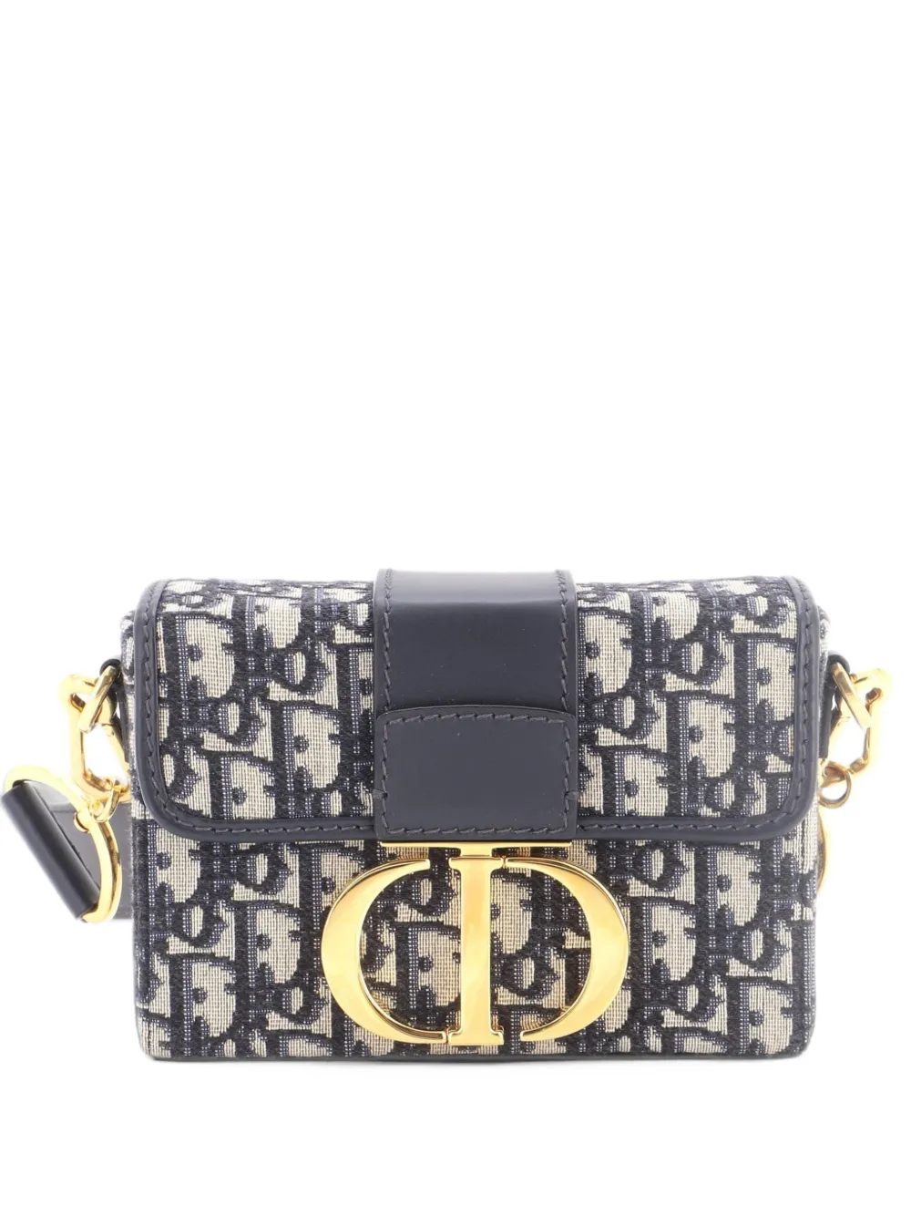 Christian Dior Pre-Owned 30 Montaigne Box Bag Oblique Canvas crossbody bag - Blau