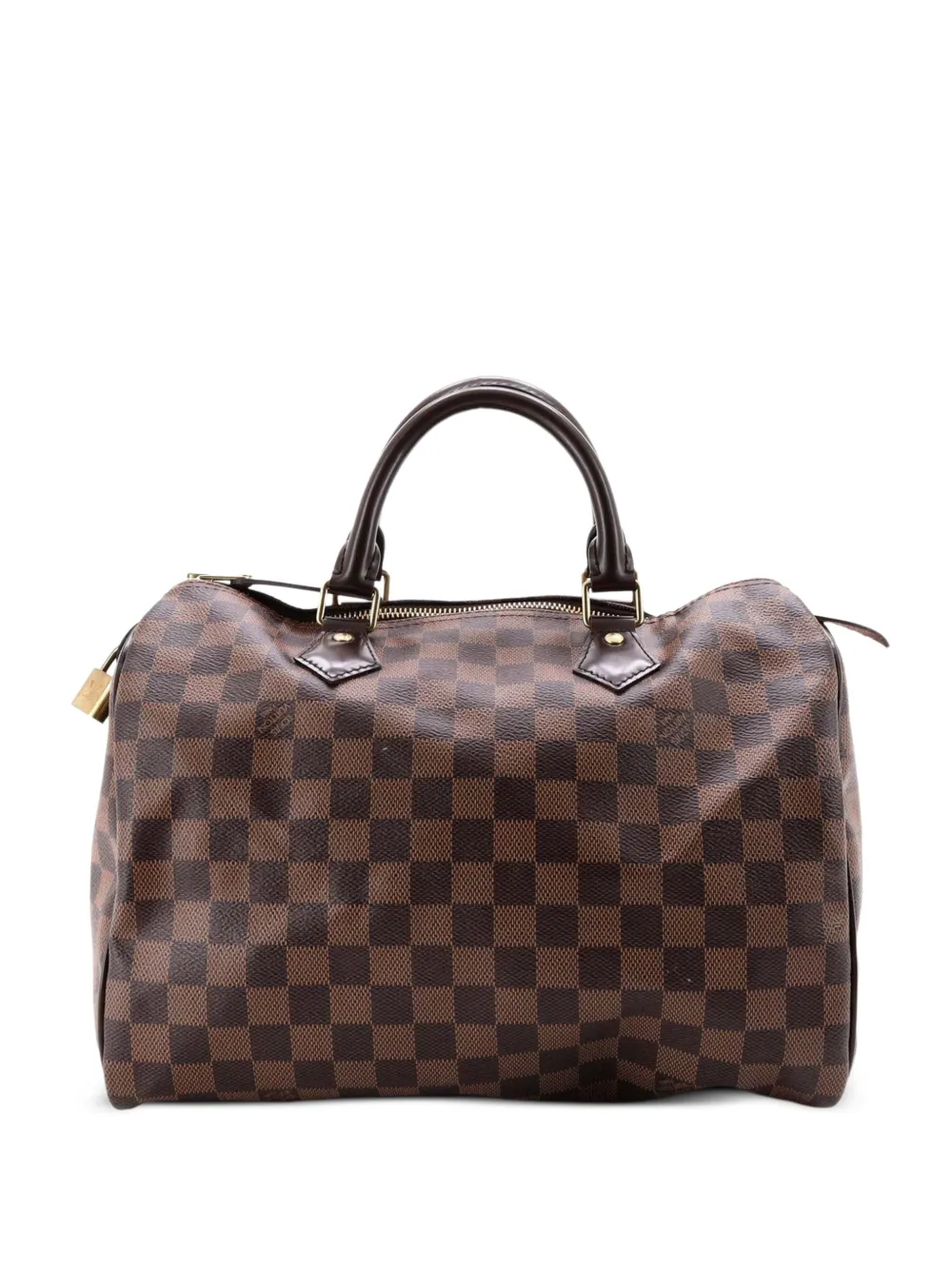 Louis Vuitton Pre-Owned Speedy Damier Satchel-Tasche 30cm - Braun