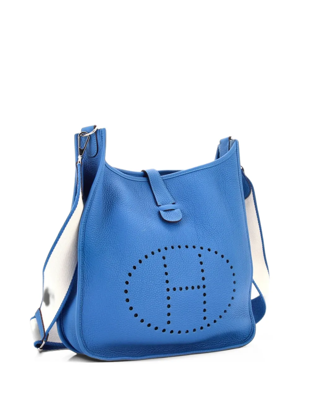 Hermès Pre-Owned Evelyne Bag Gen III Clemence GM crossbody bag - Blue