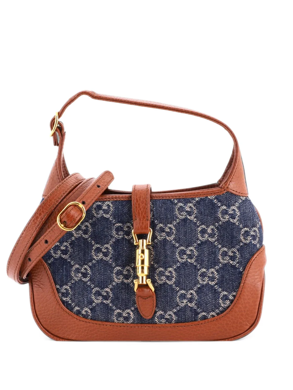 Gucci Pre-Owned Jackie 1961 Hobo GG Denim Mini crossbody bag - Blue