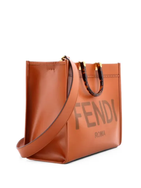 Fendi Pre-Owned Borsa tote Sunshine media in pelle