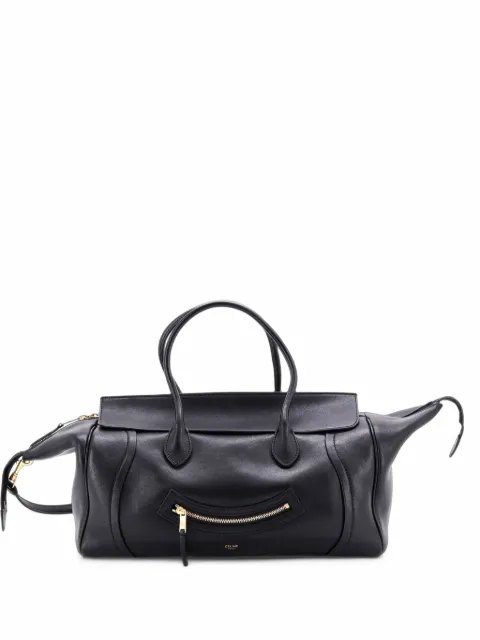 Celine Pre-Owned Borsa tote Smiling New Luggage media in pelle