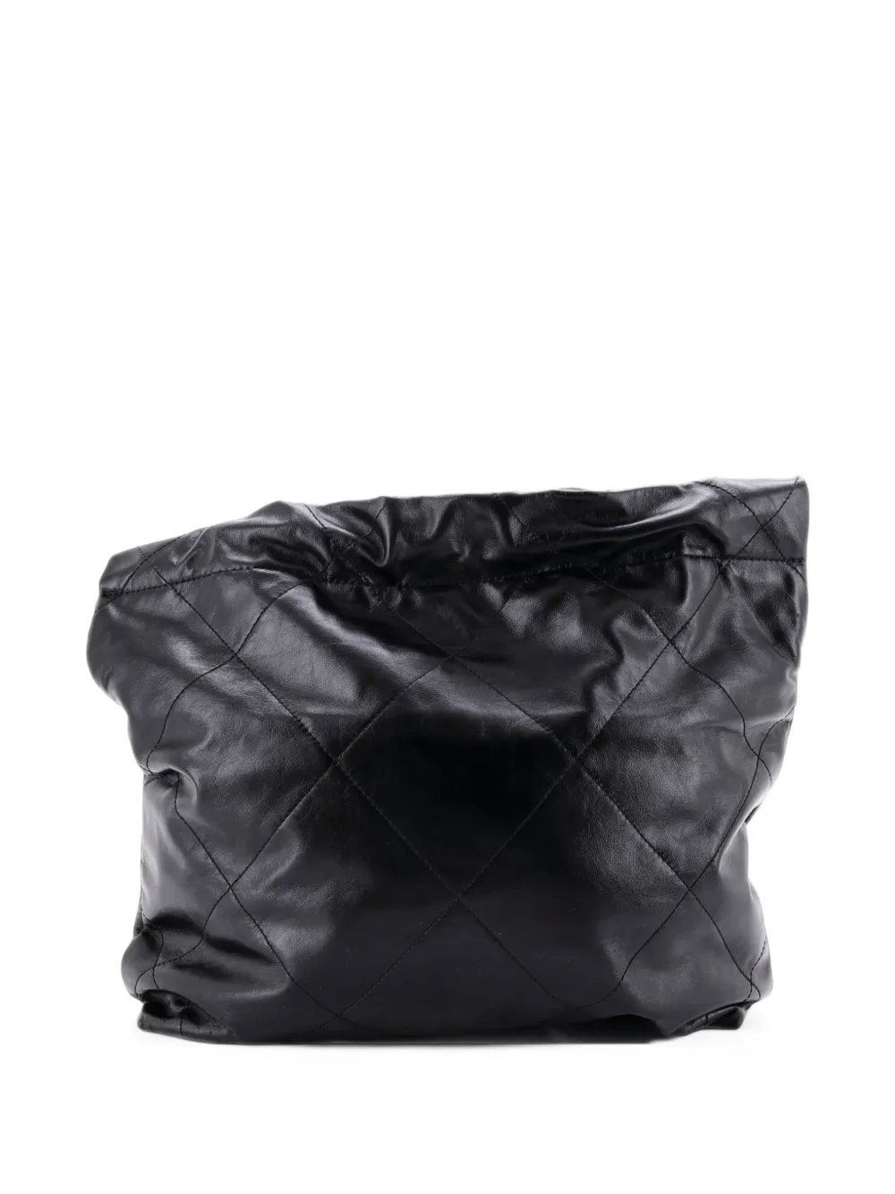 CHANEL Pre-Owned 22 Chain Quilted Calfskin Small hobo bag - Black