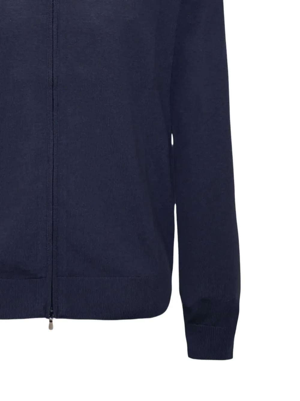 Filippo De Laurentiis high-neck zip-up sweatshirt Blauw