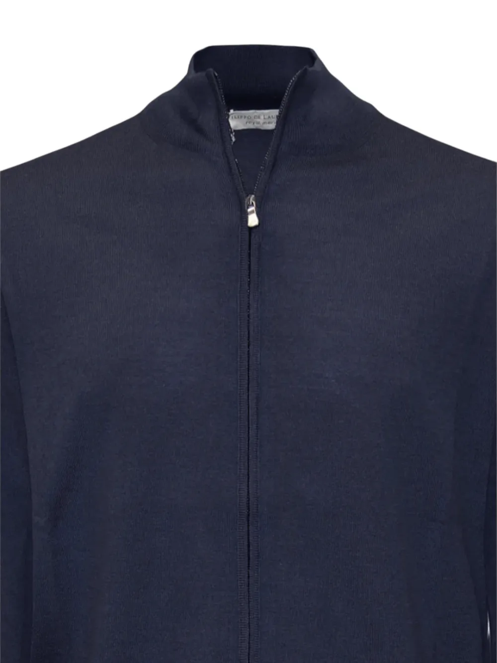 Filippo De Laurentiis high-neck zip-up sweatshirt Blauw