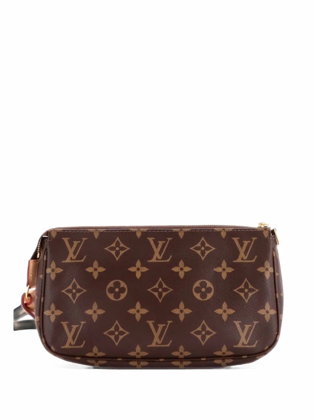 Louis Vuitton Pre-Owned Pochette Accessoires NM Clutch aus Canvas mit Monogramm - Braun
