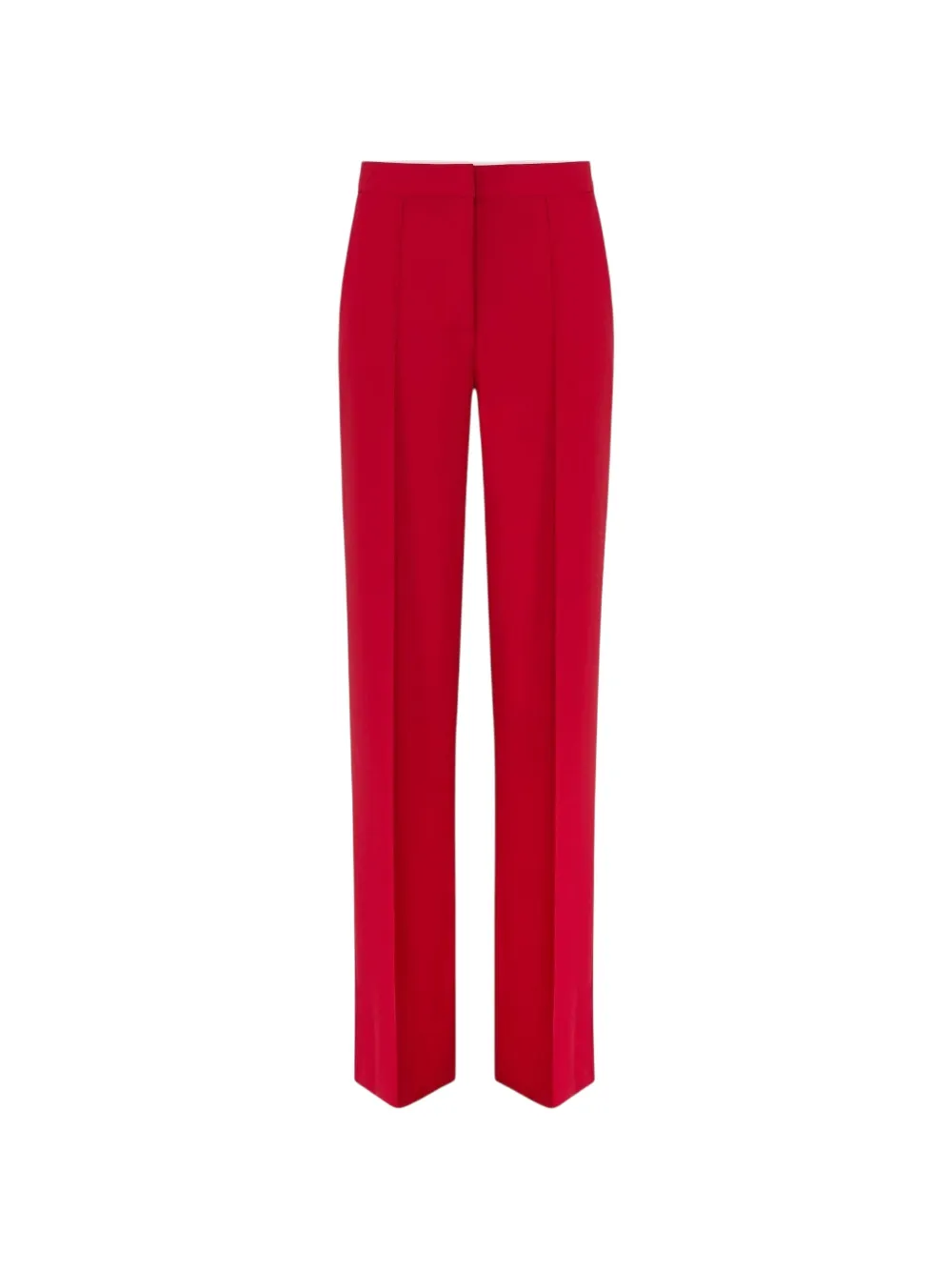 Elisabetta Franchi lightweight crêpe fabric trousers Rood