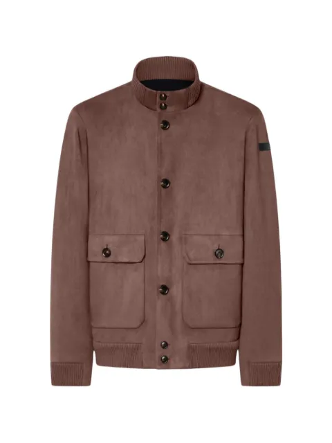 RRD faux-suede high-neck jacket
