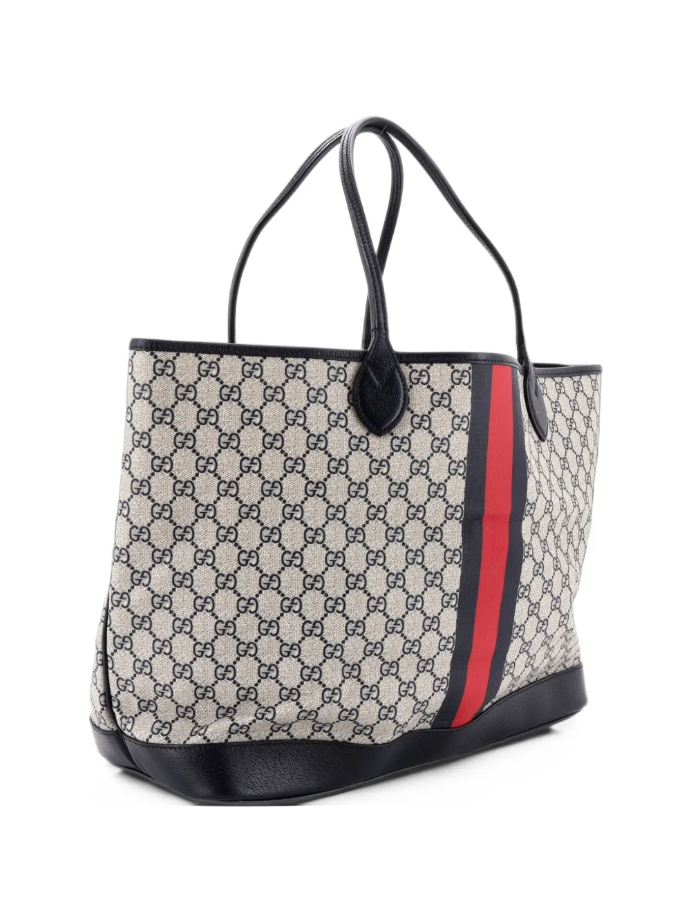 Gucci Pre-Owned Ophidia Open Shopping GG Coated Canvas Large tote bag - Noir