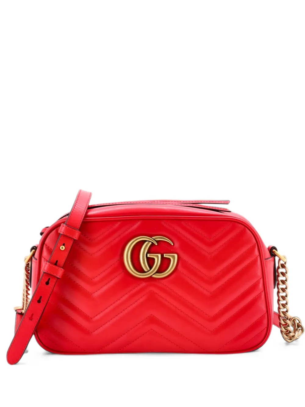 Gucci Pre-Owned GG Marmont Shoulder Bag Matelasse Leather Small crossbody bag - Black