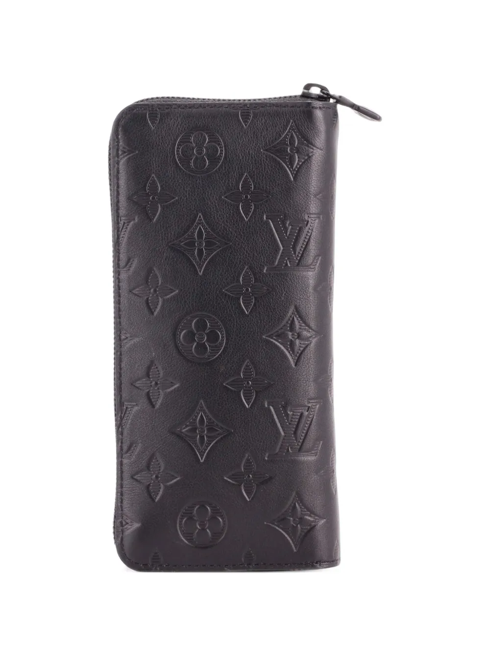 Louis Vuitton Pre-Owned Portafoglio Zippy Shadow Vertical piccolo con monogramma - Nero