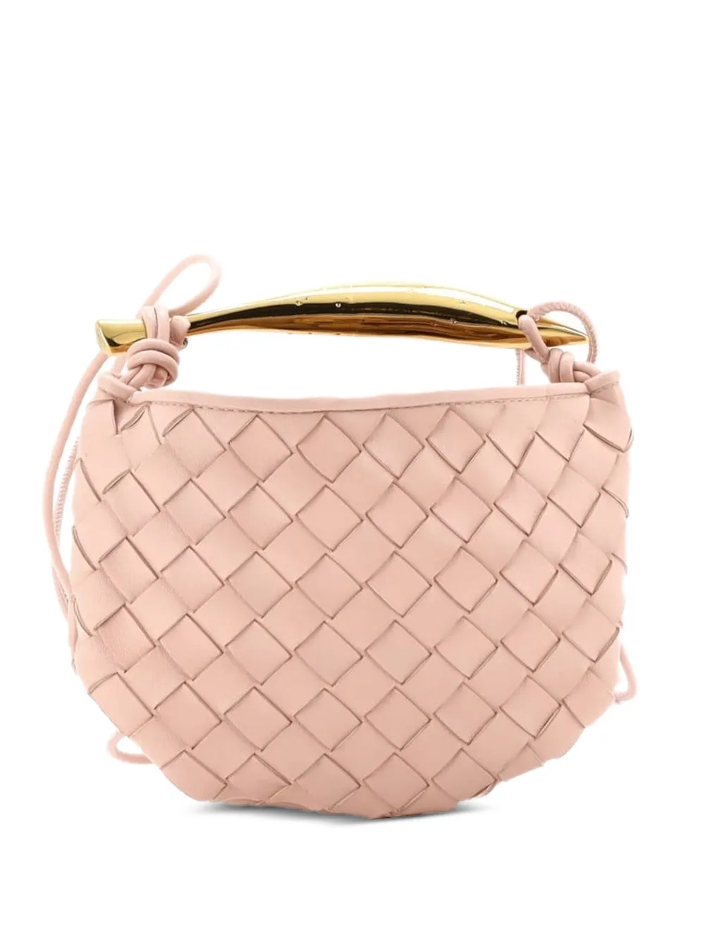 Bottega Veneta Pre-Owned Sardine Top Handle Bag Intrecciato Nappa Mini satchel - Pink