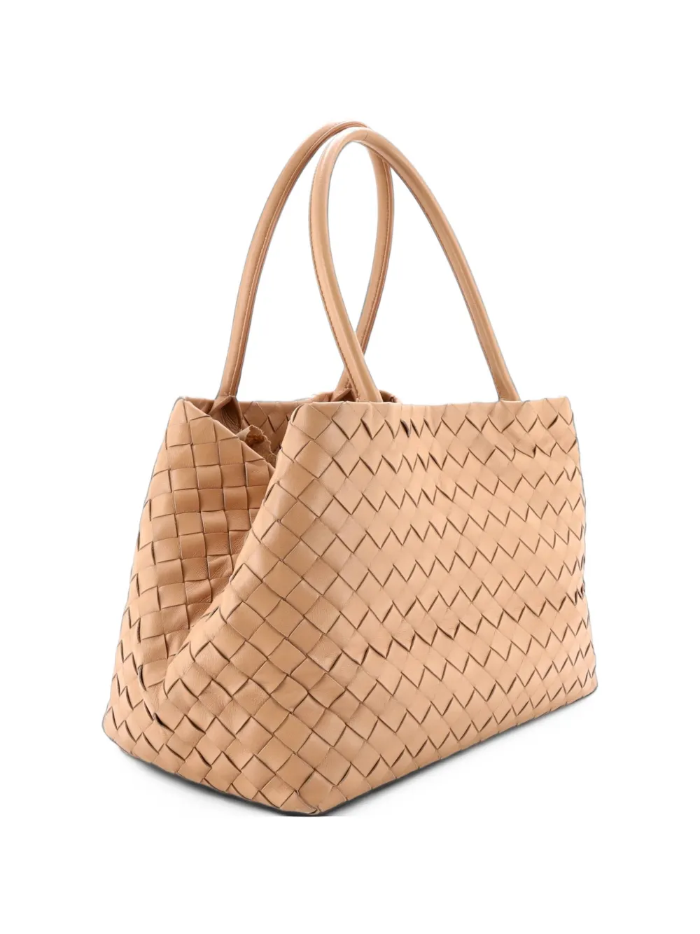 Bottega Veneta Pre-Owned Shopper Intrecciato Nappa Medium tote bag - Nude