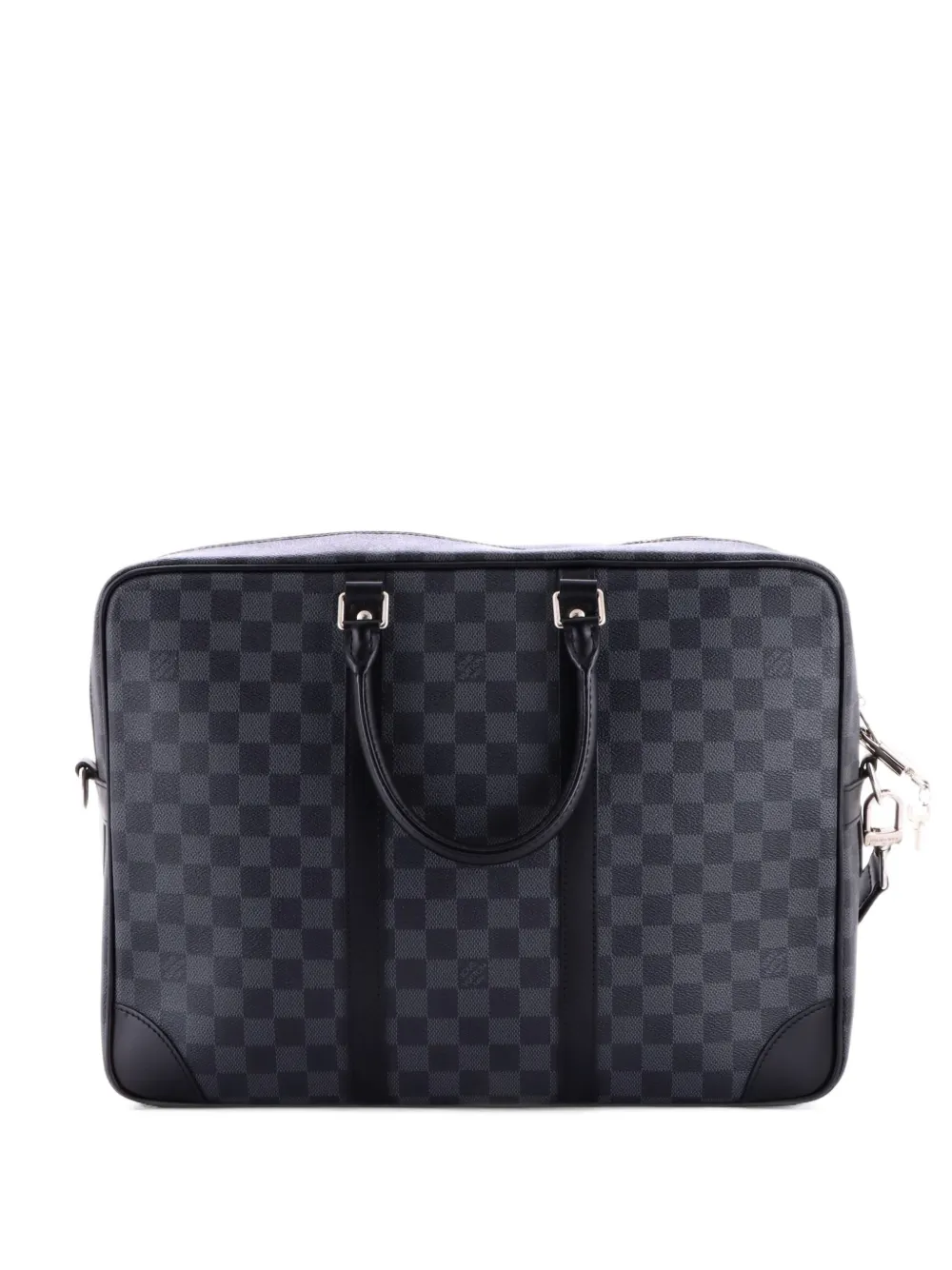 Louis Vuitton Pre-Owned Porte-Documents Voyage Briefcase Damier Graphite GM business bag in Black