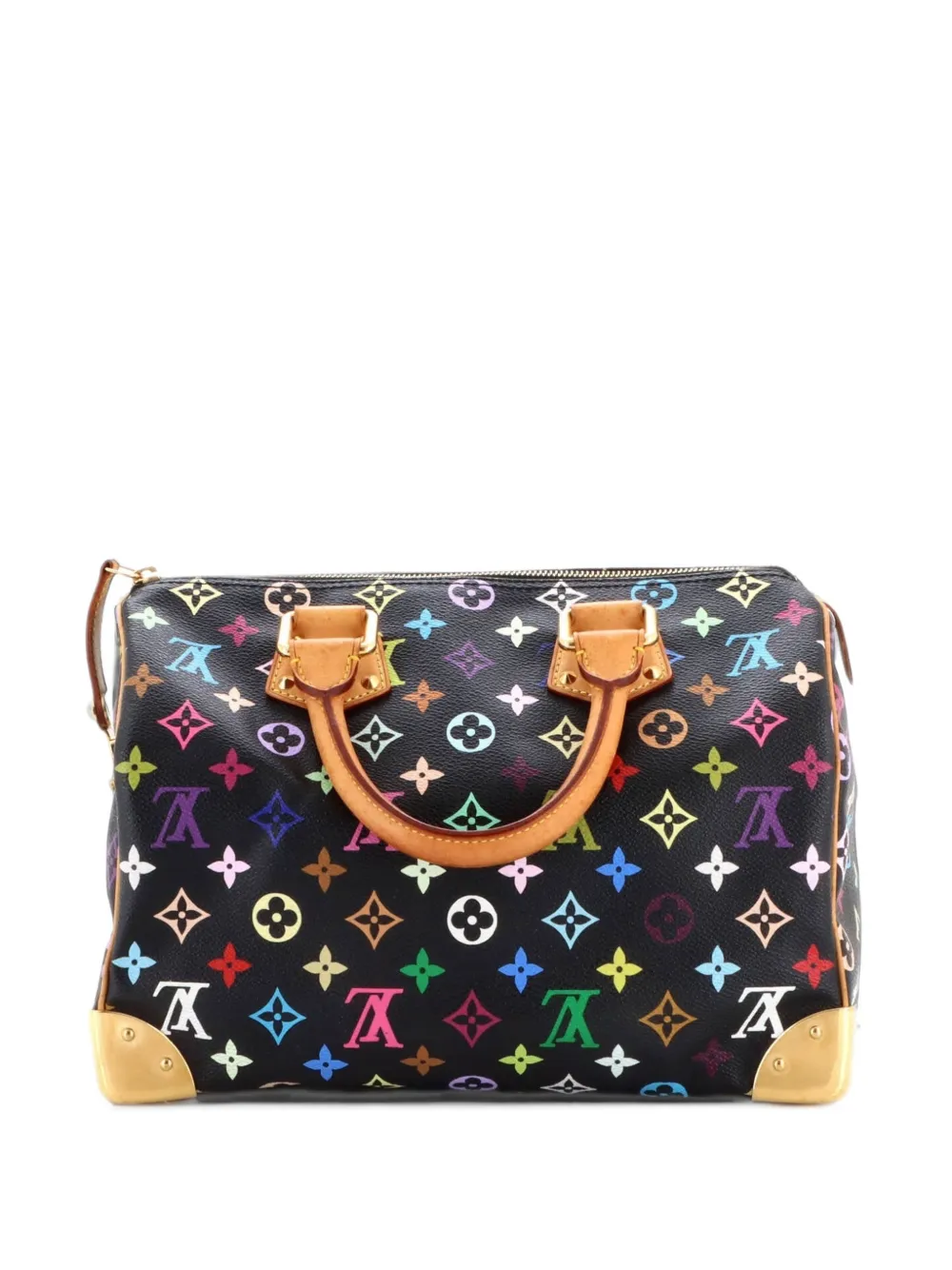 Louis Vuitton Pre-Owned Speedy Handbag Monogram Multicolor 30 satchel - Nero