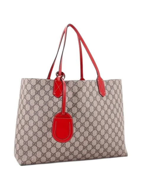 Gucci Pre-Owned Reversible GG Print Leather Large tote bag