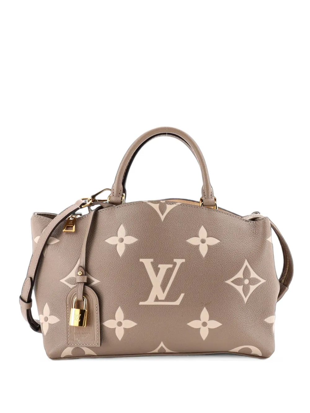 Louis Vuitton Pre-Owned Petit Palais Handbag Bicolor Monogram Empreinte Giant satchel - Nude