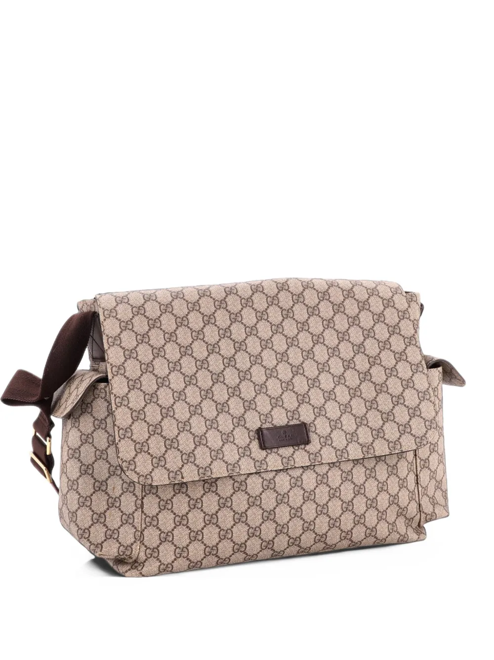 Gucci Pre-Owned Diaper Bag GG Coated Canvas crossbody bag - Braun