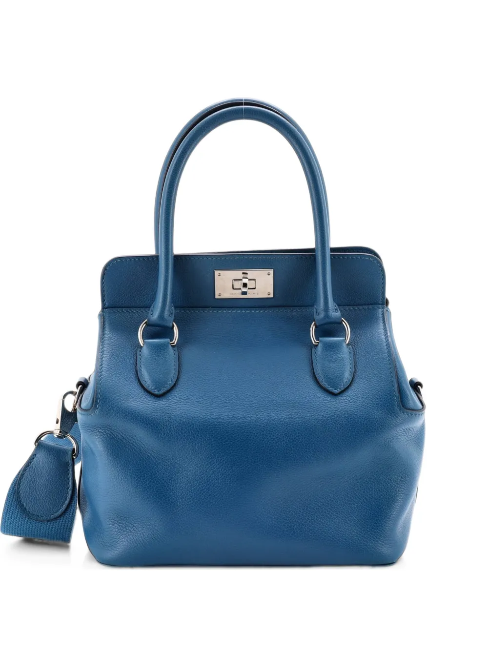 Hermès Pre-Owned Toolbox Bag Evercolor 20 satchel - Blue