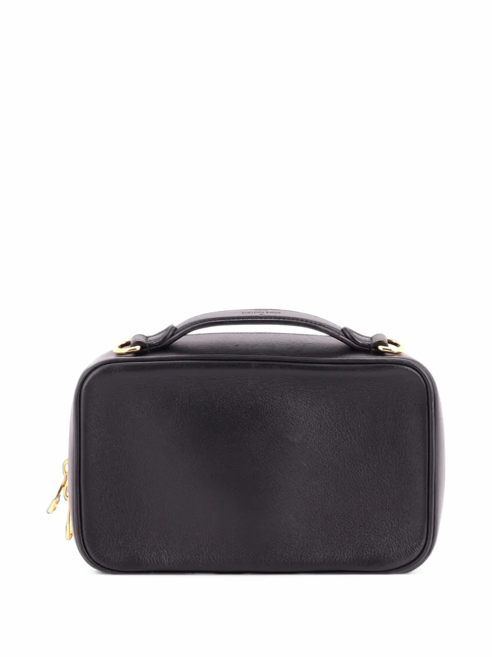 Louis Vuitton Pre-Owned Borsa a tracolla Utility in pelle di vitello con monogramma goffrato - Nero