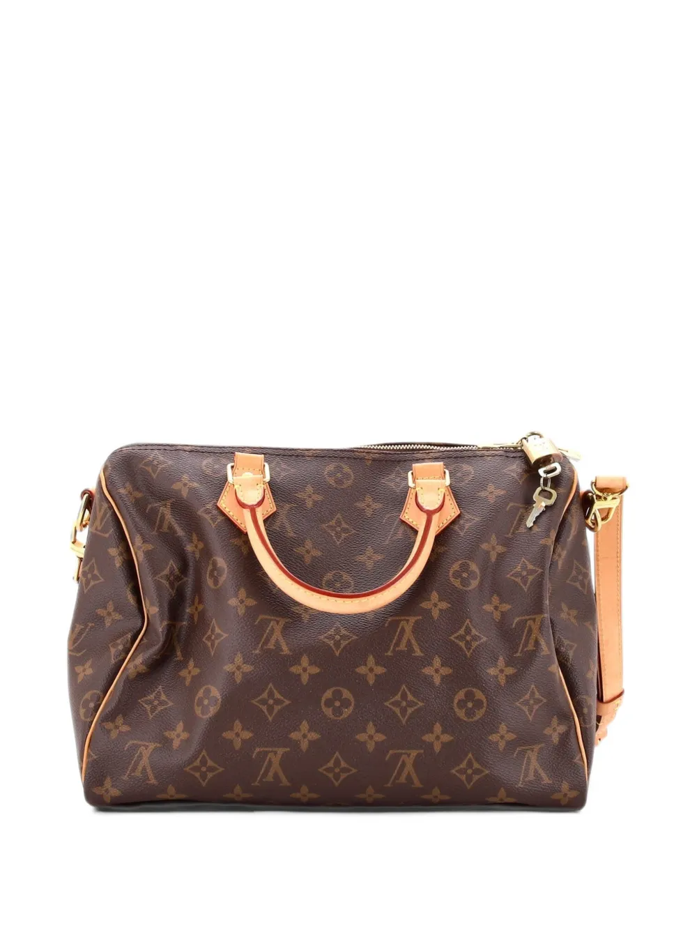 Louis Vuitton Pre-Owned Borsa a spalla Speedy Bandouliere 30 in tela con monogramma - Marrone