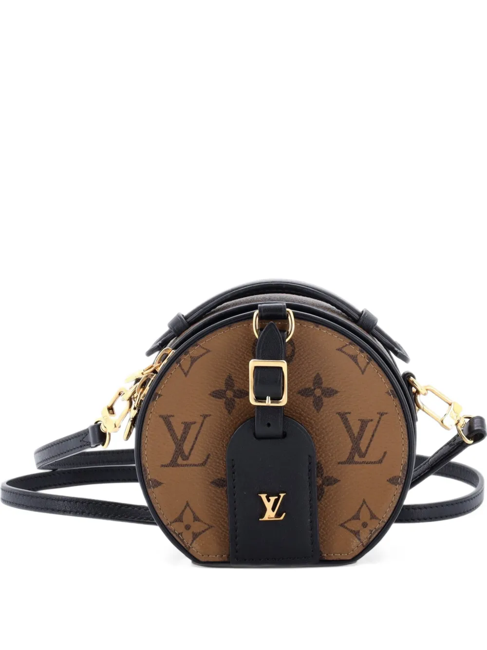Louis Vuitton Pre-Owned Mini Boite Chapeau Bag Reverse Monogram Canvas crossbody bag - Marrone