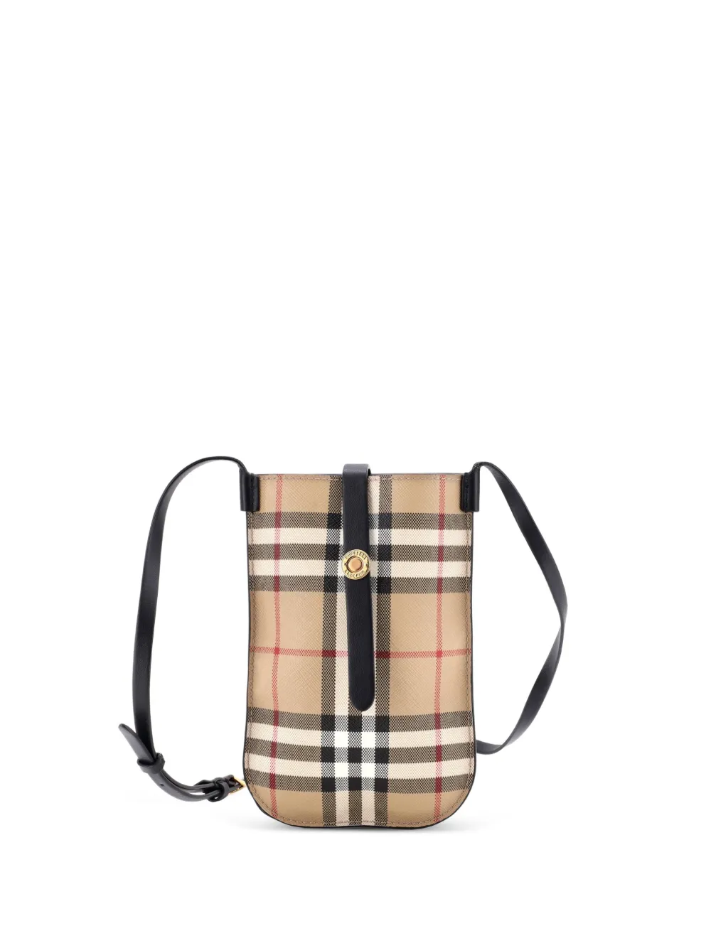 Burberry Pre-Owned Anne Phone Case Nova Check Canvas and Leather crossbody bag - Schwarz