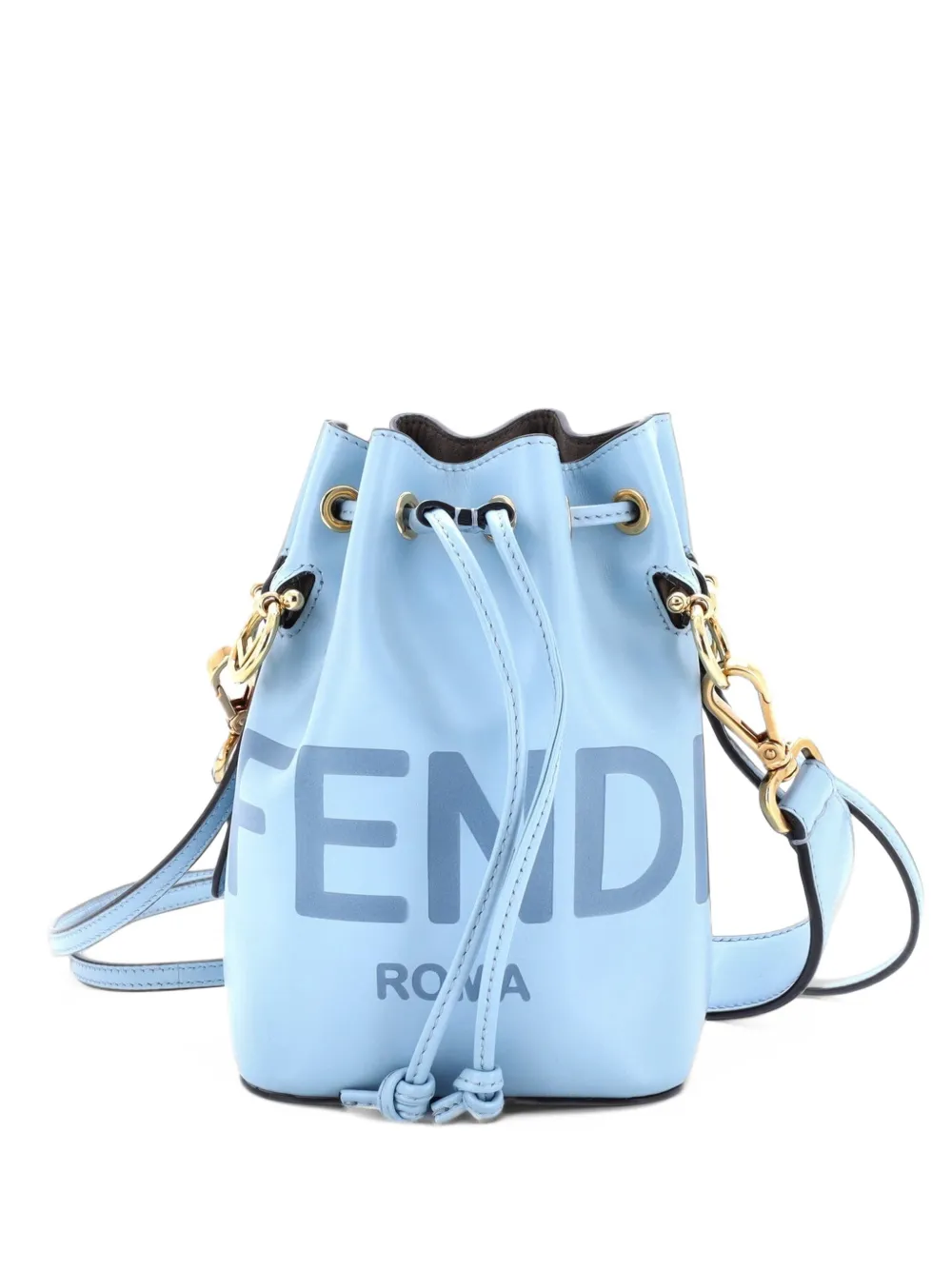 Fendi Pre-Owned Mini Mon Tresor Beuteltasche - Blau