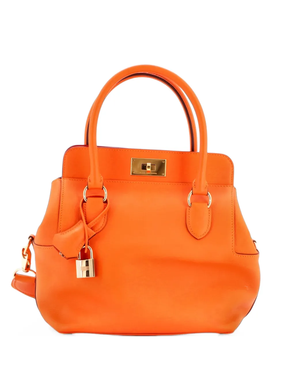 Hermès Pre-Owned Verso Toolbox Bag Swift 20 shoulder bag - Orange