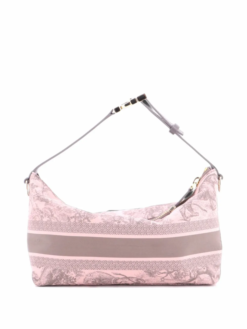 Christian Dior Pre-Owned Mittelgroße DiorTravel Nomad Clutch mit Print auf technischem Stoff - Rosa