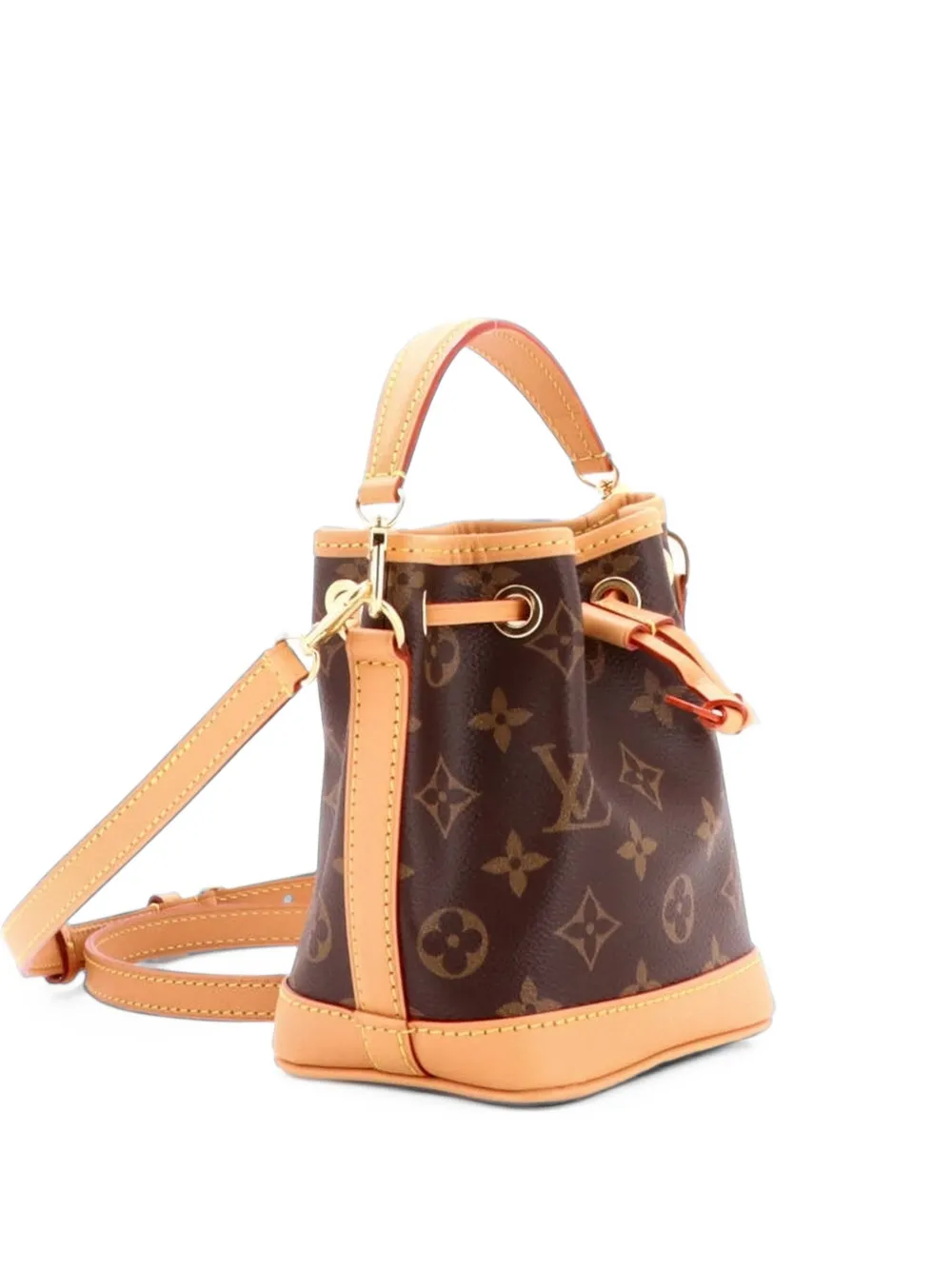 Louis Vuitton Pre-Owned Noe NM Handbag Monogram Canvas Nano bucket bag - Marrone
