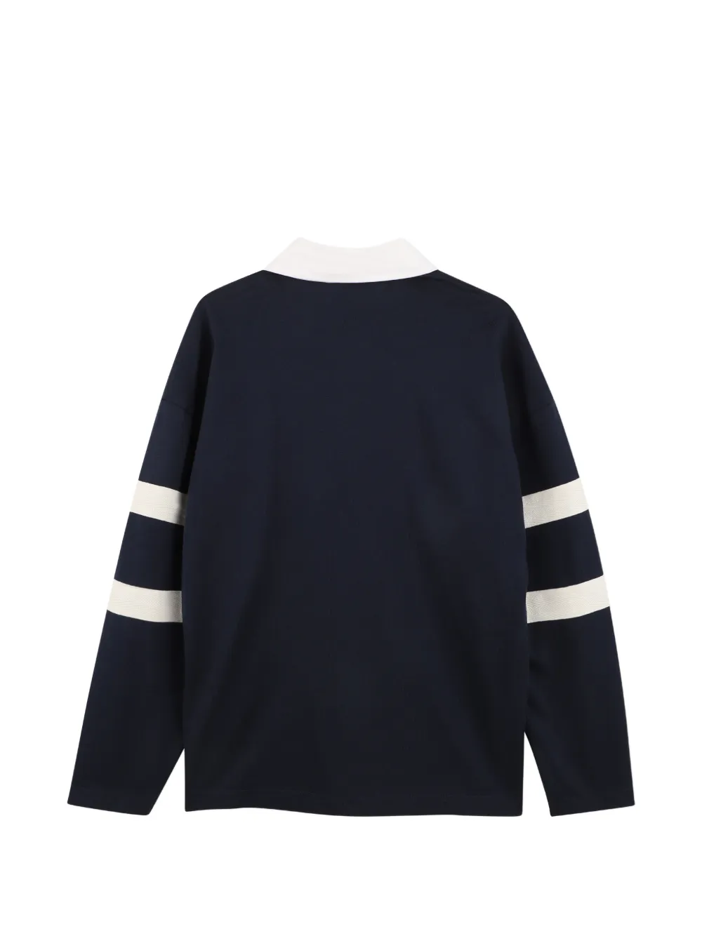 BOSS Kidswear long-sleeve polo shirt Blauw