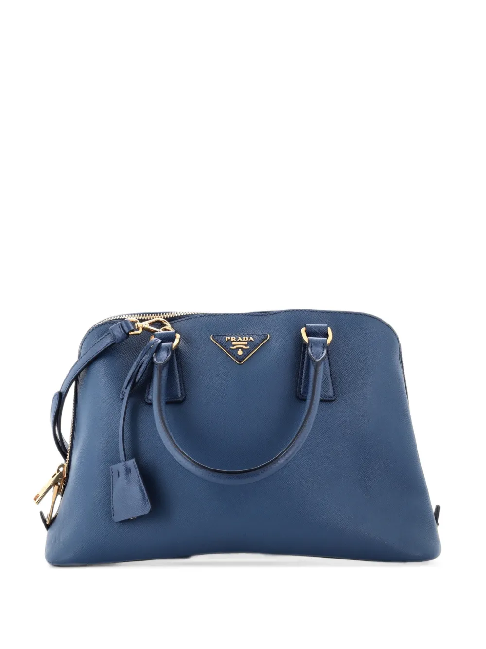 Prada Pre-Owned Borsa a tracolla Promenade Bag media in pelle Saffiano - Blu