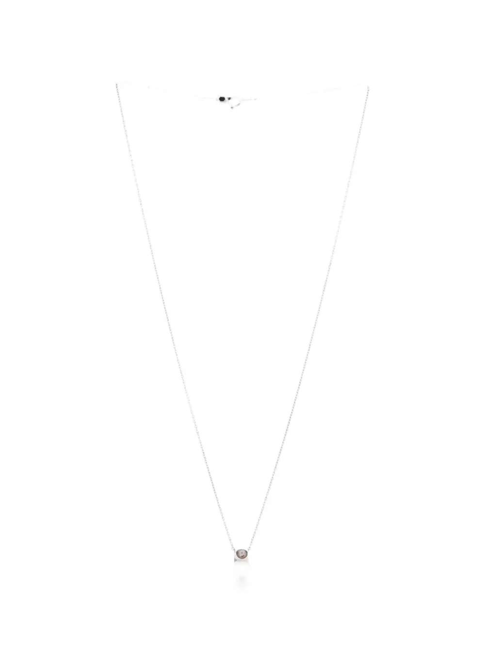 Louis Vuitton Pre-Owned Empreinte Pendant 18K White Gold and Diamond necklace - Argento