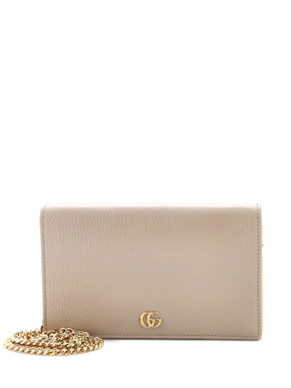 Gucci Pre-Owned Mini Petite GG Marmont Chain Wallet Umhängetasche - Nude