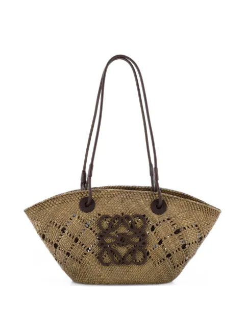 Loewe Pre-Owned Anagram Basket Raffia Small tote bag